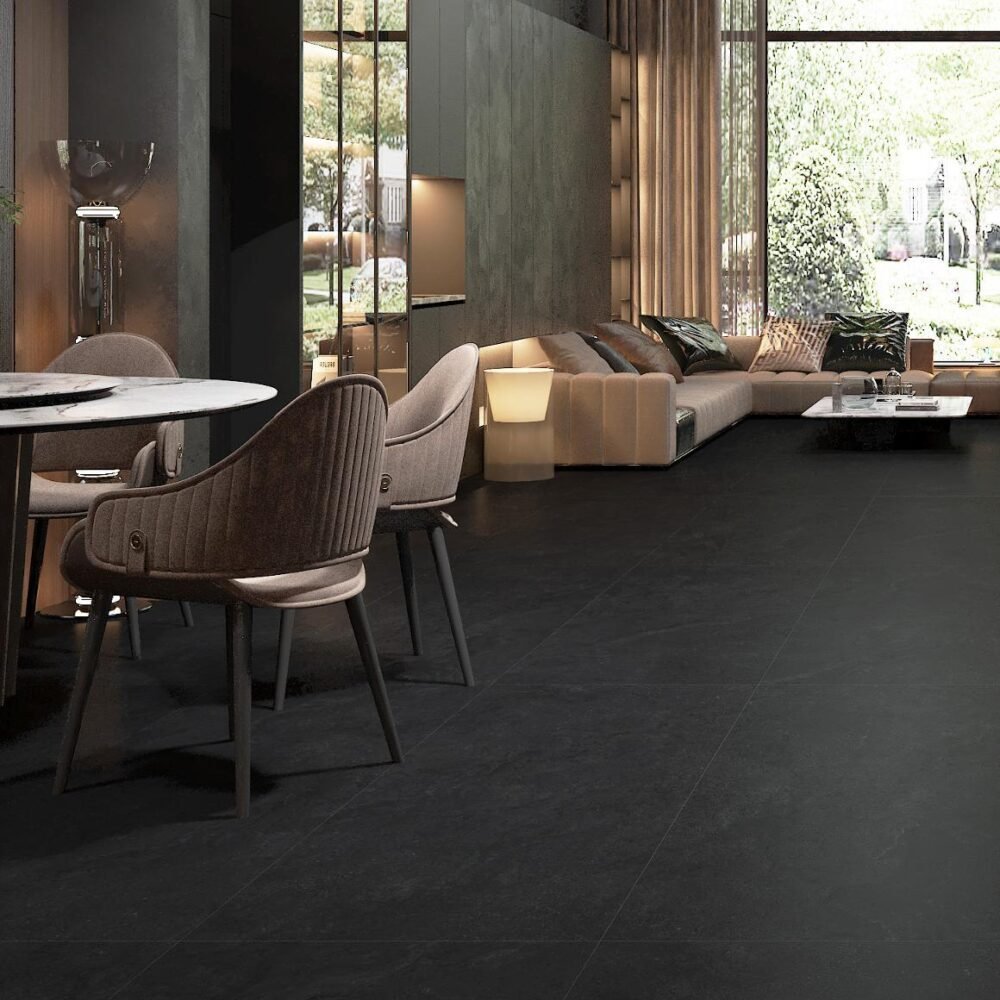 ROCK Grey Limestone Porcelain Tile Collection
