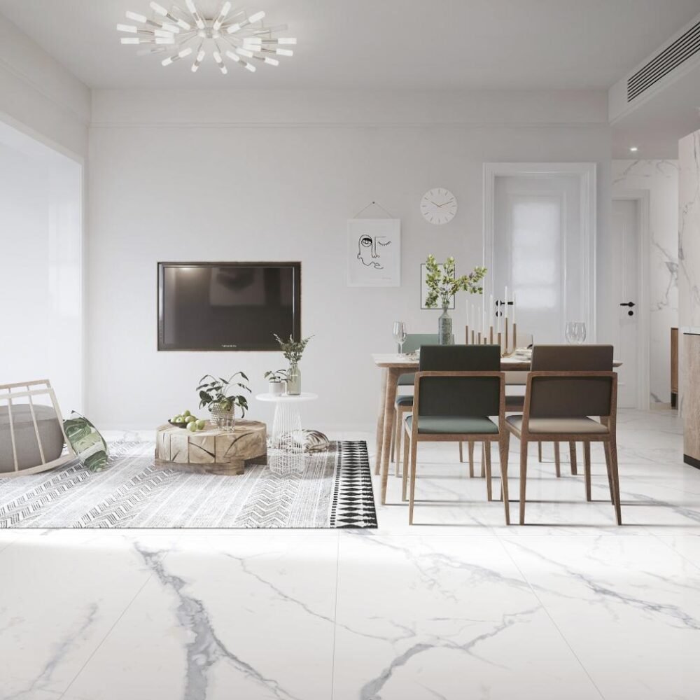 ITALIAN WHITE Porcelain Tile Collection