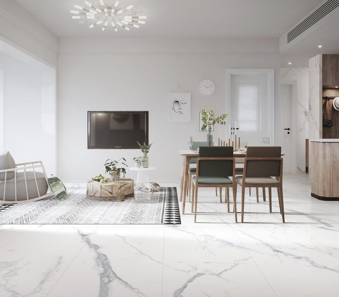 ITALIAN WHITE Porcelain Tile Collection